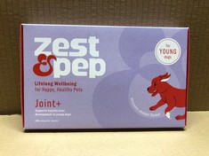 33 X 33 X ZEST AND PEP LIFELONG WELLBEING FOR HAPPY HEALTHY PETS CHEWABLE SUPPLEMENTS RRP £493: LOCATION - A