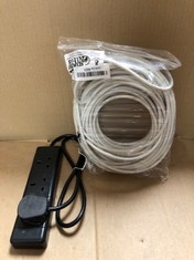 QTY OF ITEMS TO INCLUDE 3 GANGS MAINS EXTENSION CABLE:: LOCATION - C RACK