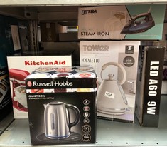 QTY OF ITEMS TO INCLUDE KITCHENAID UK 5KSMICM ICE CREAM MAKER, ALUMINIUM: LOCATION - E RACK