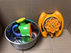 QTY OF ITEMS TO INCLUDE INFLATABLE PET COLLAR FOR INJURIES & ALLERGIES: LOCATION - E RACK