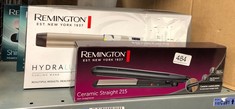 QTY OF ITEMS TO INCLUDE REMINGTON SLIM HAIR STRAIGHTENER WITH CERAMIC COATING - 110MM FLOATING PLATES, 215°C, FAST 30 SECOND HEAT UP, WORLDWIDE VOLTAGE FOR TRAVEL, AUTO SHUT OFF, S1370: LOCATION - E