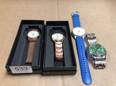 QTY OF ITEMS TO INCLUDE WITH ROUND COUPLES WATCH: LOCATION - E RACK
