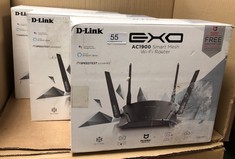 3 X D-LINK DIR?1960, EXO AC1900 SMART WI?FI ROUTER, DUAL BAND, 802.11 AC WAVE 2 WITH MU-MIMO, ALEXA COMPATIBLE, BLACK: LOCATION - A