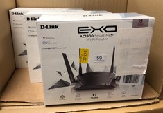 3 X D-LINK DIR?1960, EXO AC1900 SMART WI?FI ROUTER, DUAL BAND, 802.11 AC WAVE 2 WITH MU-MIMO, ALEXA COMPATIBLE, BLACK: LOCATION - A