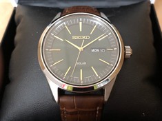 SEIKO MENS ANALOGUE SOLAR WATCH: LOCATION - G RACK