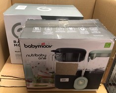 BABYMOOV NUTRIBABY ONE 4-IN-1 BABY FOOD MAKER, BABY FOOD BLENDER AND STEAMER, FOOD PROCESSOR FOR WEANING, WARMER, DEFROSTER + BABYMOOV NUTRIBABY MULTIFUNCTIONAL FOOD PROCESSOR : LOCATION - A