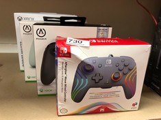 QTY OF ITEMS TO INCLUDE PDP OFFICIAL SWITCH AFTERGLOW WAVE WIRED CONTROLLER - GREY: LOCATION - H RACK