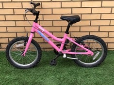 KIDS PINK RIDGEBACK BIKE : LOCATION - FLOOR(COLLECTION OR OPTIONAL DELIVERY AVAILABLE)