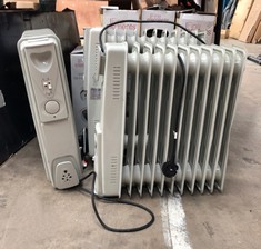 QTY OF OIL RADIATORS TO INCLUDE FINE ELEMENTS OIL FILLED RADIATORS : LOCATION - TABLES(COLLECTION OR OPTIONAL DELIVERY AVAILABLE)