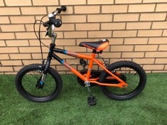 URBAN RACERS KIDS BIKE 16"WHEELS SINGLE SPEED : LOCATION - FLOOR (COLLECTION OR OPTIONAL DELIVERY AVAILABLE)