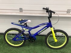 TIGAR MOTO KIDS BIKE 16" WHEELS SINGLE SPEED : LOCATION - FLOOR(COLLECTION OR OPTIONAL DELIVERY AVAILABLE)