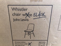 JOHN LEWIS WHISTLER CHAIR BLACK RRP £99:::: LOCATION - FLOOR(COLLECTION OR OPTIONAL DELIVERY AVAILABLE)