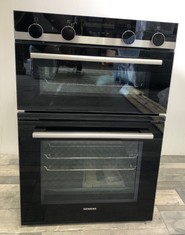 SIEMENS DOUBLE OVEN MODEL MB535A0SOB - RRP £899: LOCATION - FRONT FLOOR (COLLECTION OR OPTIONAL DELIVERY AVAILABLE)