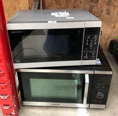 SHARP 800W MICROWAVE / SALTER 800W MICROWAVE : LOCATION - A RACK(COLLECTION OR OPTIONAL DELIVERY AVAILABLE)