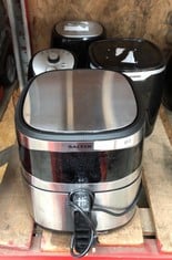 QTY OF ASSORTED AIRFRYERES TO INCLUDE DAEWOO AIRFRYER : LOCATION - A RACK(COLLECTION OR OPTIONAL DELIVERY AVAILABLE)