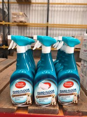 12 X SIMPLE SOLUTION HARD FLOOR CLEANER 750ML  - COLLECTION ONLY - LOCATION A RACK