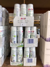 10 X HIPP ORGANIC FIRST INFANT MILK 6 PER PACK BBE 24/08/24 - COLLECTION ONLY - LOCATION A RACK