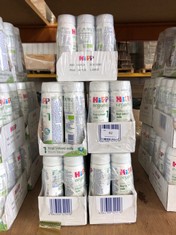 10 X HIPP ORGANIC FIRST INFANT MILK 6 PER PACK BBE 24/08/24 - COLLECTION ONLY - LOCATION A RACK