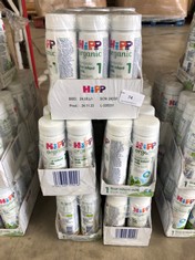 10 X HIPP ORGANIC FIRST INFANT MILK 6 PER PACK BBE 24.08.24 - COLLECTION ONLY - LOCATION A RACK