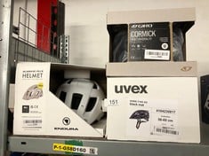 QTY OF CYCLING HELMETS TO INCLUDE ENDURA MEN'S HUMMVEE PLUS MIPS HELMET, WHITE, M-L: LOCATION - A RACK