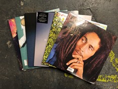 QTY OF VINYLS TO INCLUDE LEGEND - THE BEST OF BOB MARLEY & THE WAILERS : LOCATION - A RACK