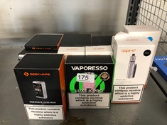 QTY OF VAPE ITEMS TO INCLUDE GEEKVAPE Z200 MOD   ID MAY BE REQUIRED : LOCATION - A RACK