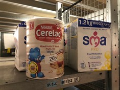 QTY OF ITEMS TO INCLUDE CERELAC MIXED FRUITS & WHEAT INFANT CEREAL WITH MILK 1KG | FROM 7 MONTHS+ | BABY CEREAL: LOCATION - B RACK