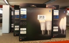 QTY OF ITEMS TO INCLUDE PHILIPS HUE NEW WHITE SMART LIGHT BULB CANDLE 2 PACK [E14 SMALL EDISON SCREW] WORKS WITH ALEXA, GOOGLE ASSISTANT, APPLE HOMEKIT. FOR HOME INDOOR LIGHTING, LIVINGROOM, BEDROOM.