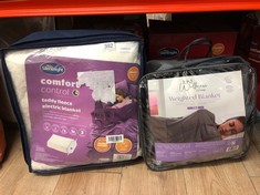 QTY OF ITEMS TO INCLUDE JUST WELLNESS WEIGHTED BLANKET 7KG : LOCATION - C RACK