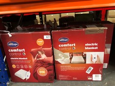 QTY OF ITEMS TO INCLUDE SILENT NIGHT ELECTRIC BLANKET: LOCATION - C RACK