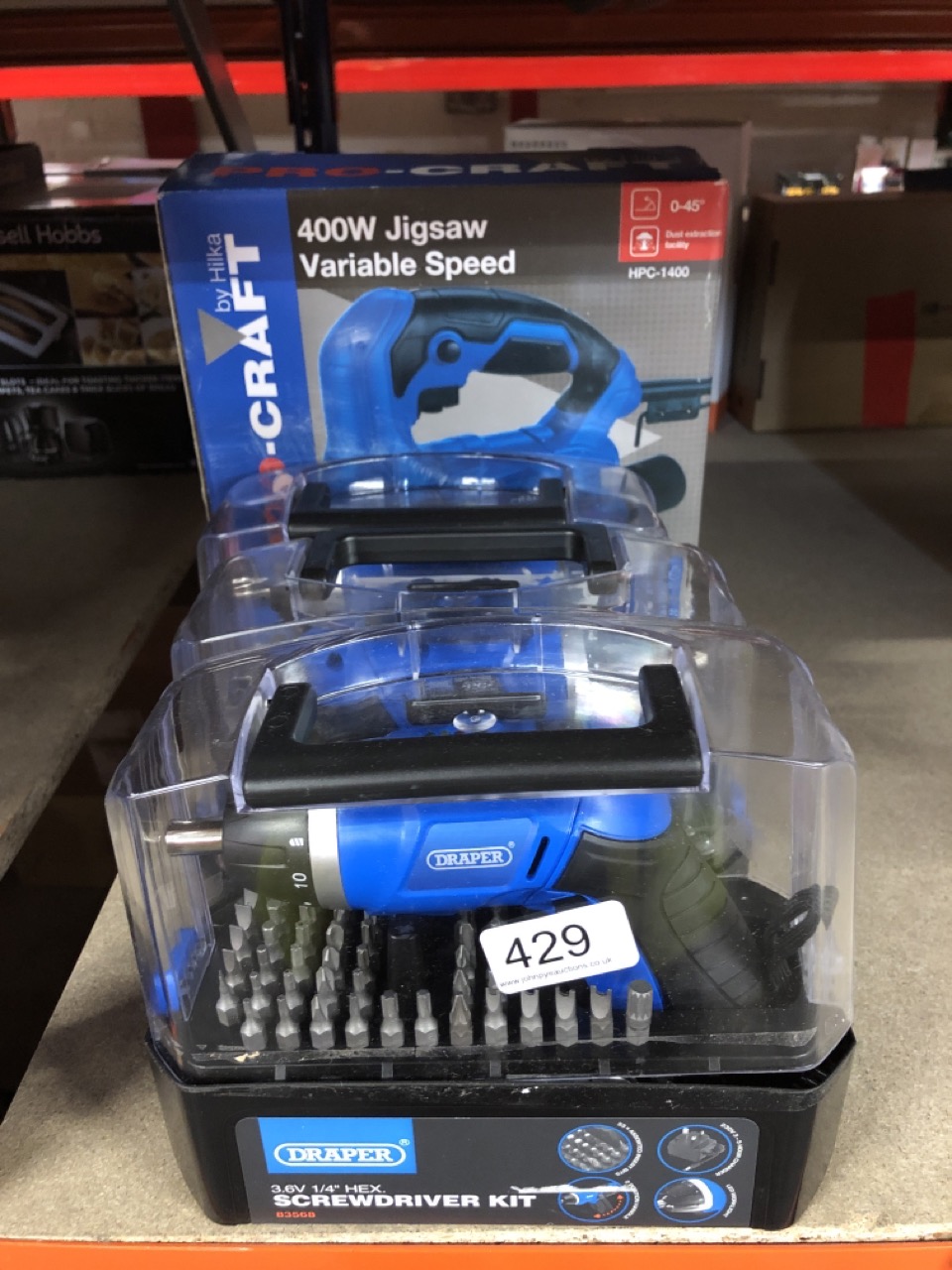 John Pye Auctions QTY OF ITEMS TO INCLUDE DRAPER 83568 STORM FORCE