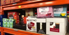 QTY OF ITEMS TO INCLUDE TASSIMO COSTA AMERICANO COFFEE PODS, PACK OF 16   SOME MAY BE PAST BEST BEFORE DATE : LOCATION - C RACK