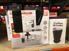 QTY OF ITEMS TO INCLUDE MORPHY RICHARDS 402061 TOTAL CONTROL HAND BLENDER, GREY: LOCATION - C RACK