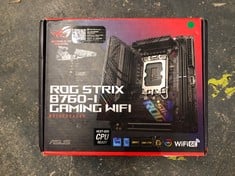 ASUS ROG STRIX B760-I GAMING WIFI, INTEL LGA 1700, 2 X DIMM DDR5, 1 X DISPLAYPORT, 1 X HDMI.: LOCATION - D RACK