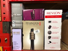 QTY OF ITEMS TO INCLUDE REVLON ONE-STEP HAIR DRYER AND VOLUMIZER FOR MID TO LONG HAIR (ONE-STEP, 2-IN-1 STYLING TOOL, IONIC AND CERAMIC TECHNOLOGY, UNIQUE OVAL DESIGN) RVDR5222: LOCATION - A RACK