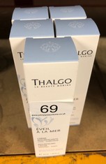 QTY OF ITEMS TO INCLUDE THALGO RESURFACING CREAM 50 ML: LOCATION - A RACK