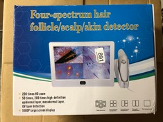 FOUR-SPECTRUM HAIR FOLLICLE/SCALP/SKIN DETECTOR : LOCATION - BACK RACK