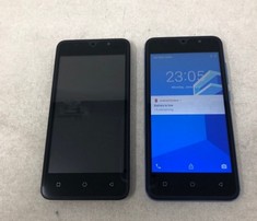 2 X UNBRANDED ANDROID SMARTPHONES IN BLACK AND BLUE,32GB STORAGE: LOCATION - BLACK RACK J1