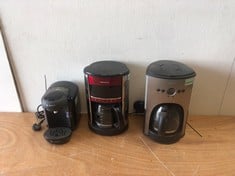 3 X COFFEE MACHINES TO INCLUDE ANDREW JONES COFFEE MACHINE