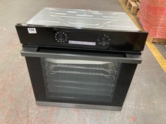 HISENSE BUILT IN SINGLE OVEN IN BLACK - MODEL NO BSA63222ABUK - RRP £247 (COLLECTION OR OPTIONAL DELIVERY)