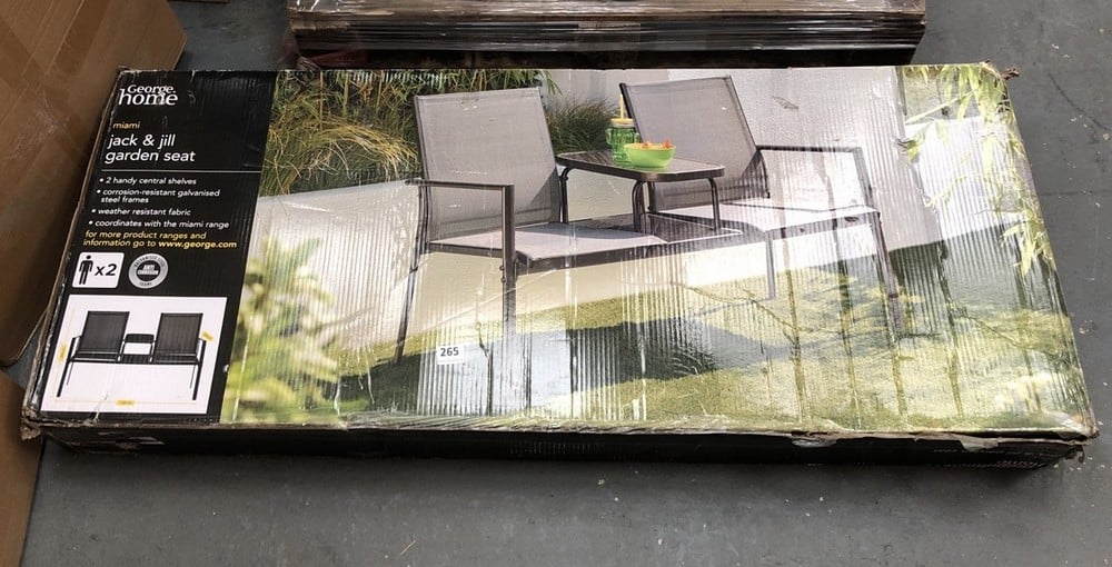 John Pye Auctions MIAMI JACK & JILL GARDEN SEAT (COLLECTION OR