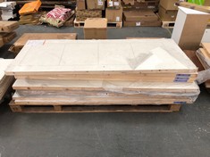 PALLET OF APPROX 10 X ASSORTED DOORS TO INCLUDE 3 X 6 PANEL GRAINED FD3 INTERIOR FIRE DOOR APPROX 1981 X 610MM (COLLECTION OR OPTIONAL DELIVERY) (KERBSIDE PALLET DELIVERY)