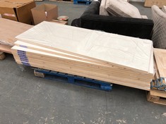 PALLET OF APPROX 10 X 6 PANEL GRAINED INTEIOR DOOR IN PAINTED WHITE APPROX 1981 X 762MM (COLLECTION OR OPTIONAL DELIVERY) (KERBSIDE PALLET DELIVERY)