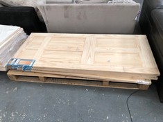 PALLET OF APPROX 5 X ASSORTED DOORS TO INCLUDE 4 TRADE 6 PANEL CLEAR PINE INTERIOR DOOR APPROX 1981 X 838MM (COLLECTION OR OPTIONAL DELIVERY) (KERBSIDE PALLET DELIVERY)