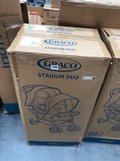 GRACO STADIUM DUO DOUBLE STROLLER - RRP £159 (COLLECTION OR OPTIONAL DELIVERY)