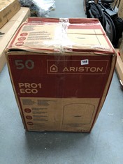 ARISTON PRO1 ECO 50 ELECTRIC WATER HEATER (BOX 1/2 PART ONLY) (COLLECTION OR OPTIONAL DELIVERY)