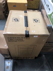 COOKOLOGY UNDER COUNTER BEVERAGE COOLER - MODEL NO CBC130SS - RRP £299 (COLLECTION OR OPTIONAL DELIVERY)