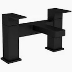 BLACK SQUARE BATH TAP - RRP £190 (COLLECTION OR OPTIONAL DELIVERY)