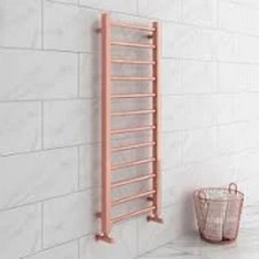 ROSE GOLD TOWEL RADIATOR APPROX 1200 X 500 - RRP £185 (COLLECTION OR OPTIONAL DELIVERY)