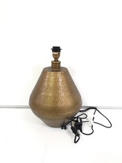 NALGONDA LAMP - ANTIQUE BRASS - LARGE (NL260.1) - RRP £195 (COLLECTION OR OPTIONAL DELIVERY)
